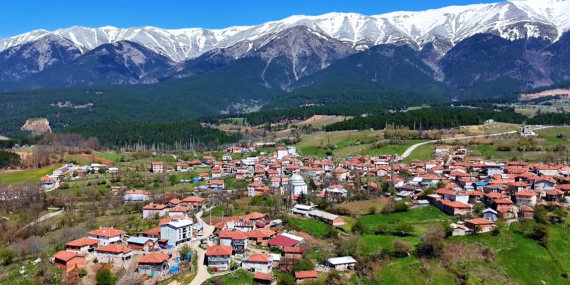 Büyükdeliller Köyünün muhteşem görüntüsü