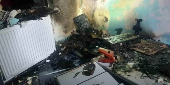 Bursa Orman Bölge Müdürlüğü’nde çıkan yangın söndürüldü